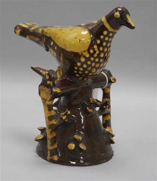 A Slipware figure of a Chimney Whistle